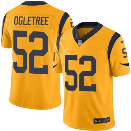 Rams #52 Alec Ogletree Gold Men's Stitched NFL Limited Rush Jersey