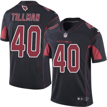 Cardinals #40 Pat Tillman Black Youth Stitched NFL Limited Rush Jersey