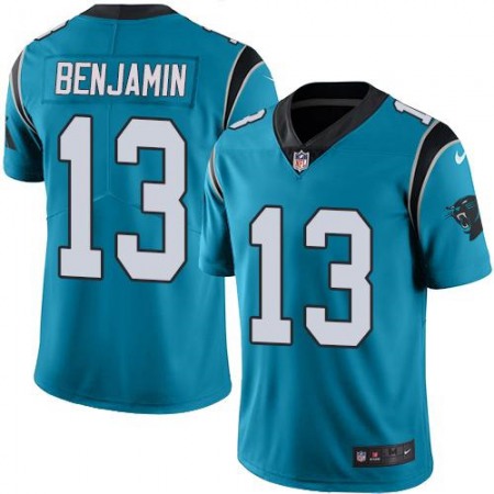 Panthers #13 Kelvin Benjamin Blue Youth Stitched NFL Limited Rush Jersey Panthers #13 Kelvin Benjamin Blue Youth Stitched NFL Limited Rush Jersey