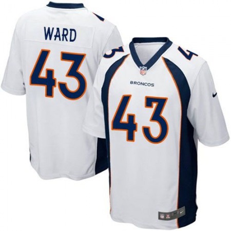 Broncos #43 T.J. Ward White Youth Stitched NFL New Elite Jersey