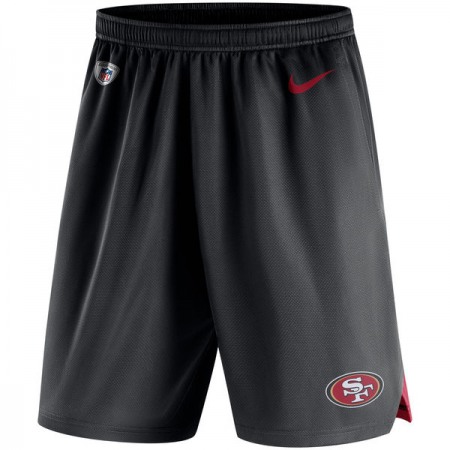 Men's San Francisco 49ers Black Knit Performance Shorts