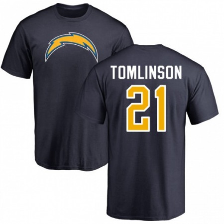 Men's Chargers #21 LaDainian Tomlinson Navy T-Shirt Men's Chargers #21 LaDainian Tomlinson Navy T-Shirt