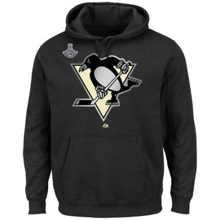 Pittsburgh Penguins Game Reflex 2016 Stanley Cup Champions Pullover Hoodie Black