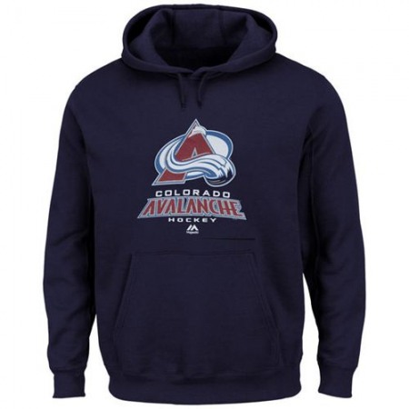 Colorado Avalanche Big & Tall Critical Victory Pullover Hoodie Navy Blue
