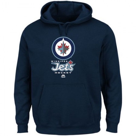 Winnipeg Jets Critical Victory VIII Fleece Hoodie Navy