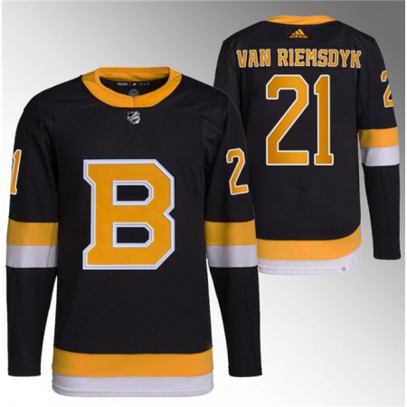 Men's Boston Bruins #21 James van Riemsdyk Black Home Stitched Jersey